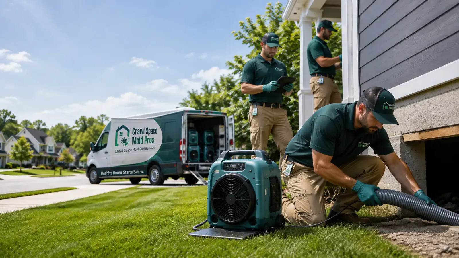 Crawl Space Mold Removal in Batavia, IL